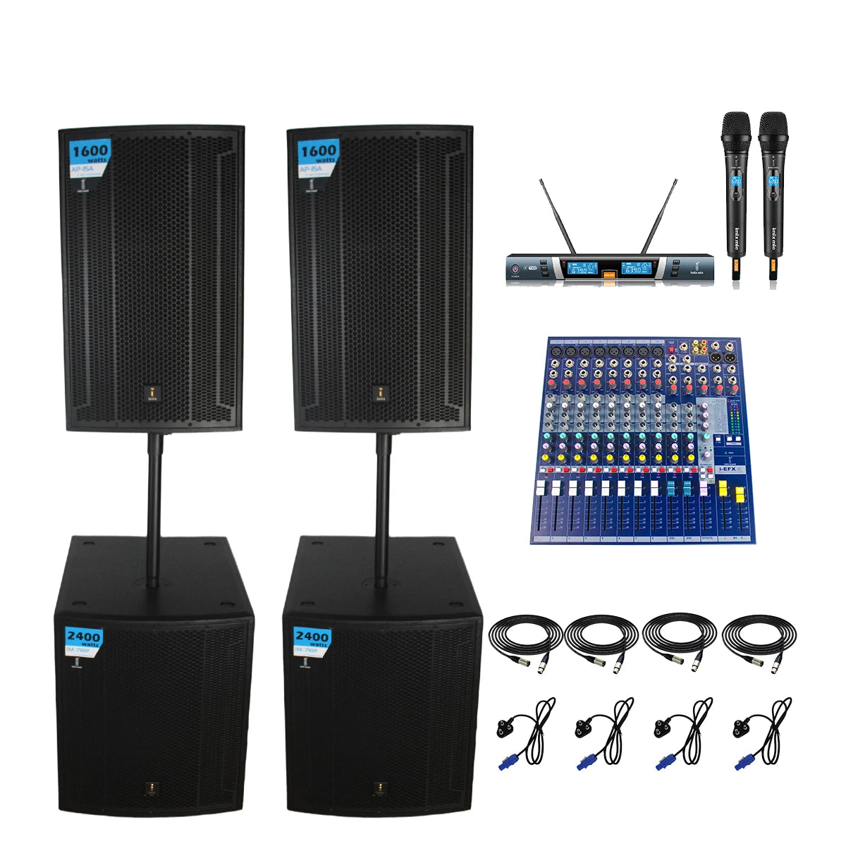 Imix APA12A and IM718P Active Speaker Combo