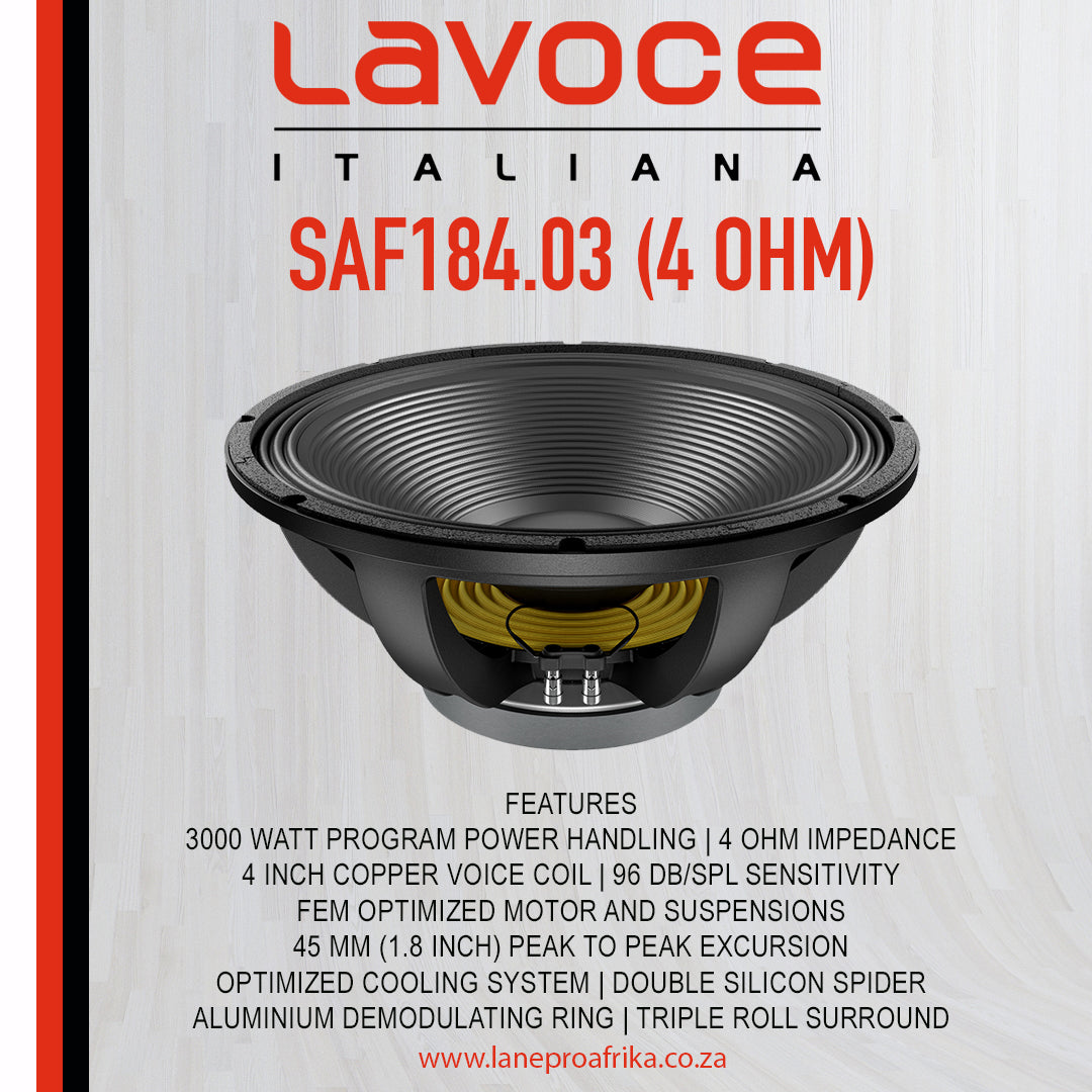 LAVOCE SAF184.03 (4OHM)