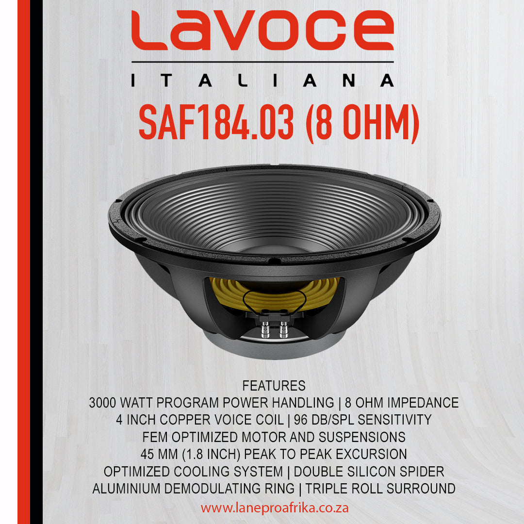 LAVOCE SAF184.03 (8OHM)