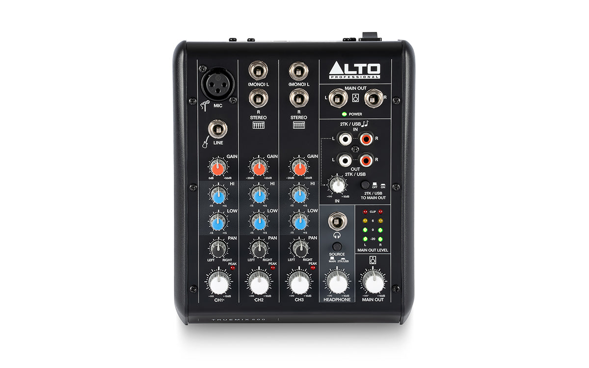 ALTOPRO 5CH ANALOG MIXER W/USB