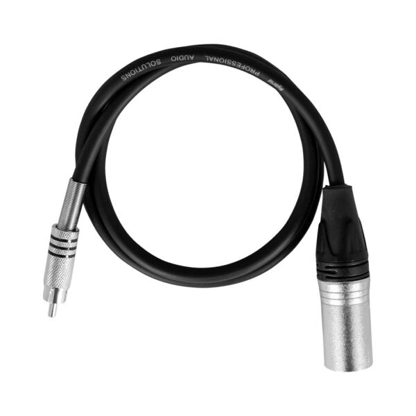 HYBRID XLR MALE-RCA 0.8M