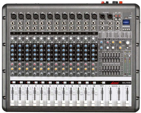 LANE PMX-1660D POWERED MIXER – A&R Agencies