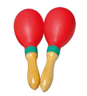 JD Percussion Maracas Red